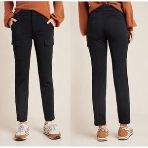 Anthropologie Essential Black Cargo Pants